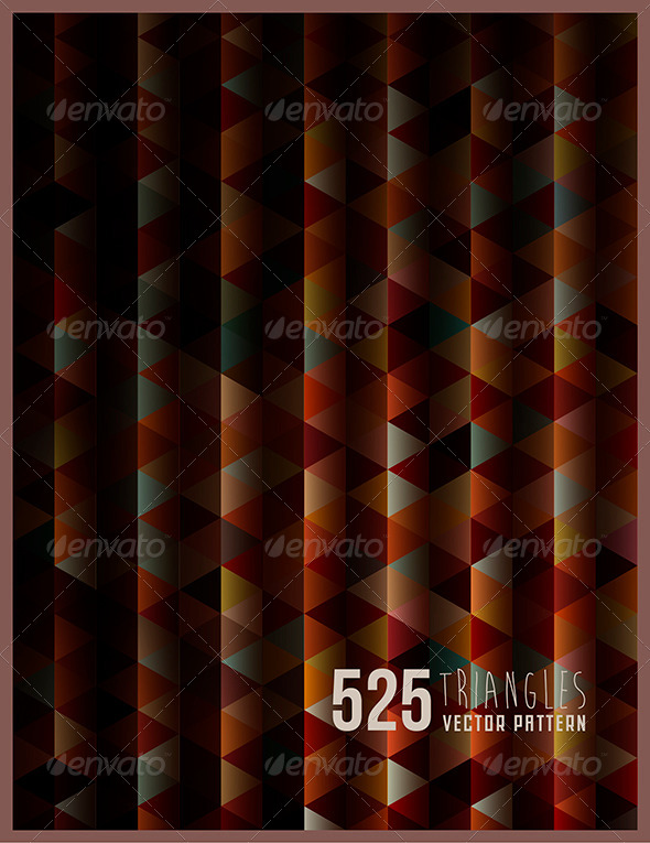 525 Triangles - Backgrounds Decorative