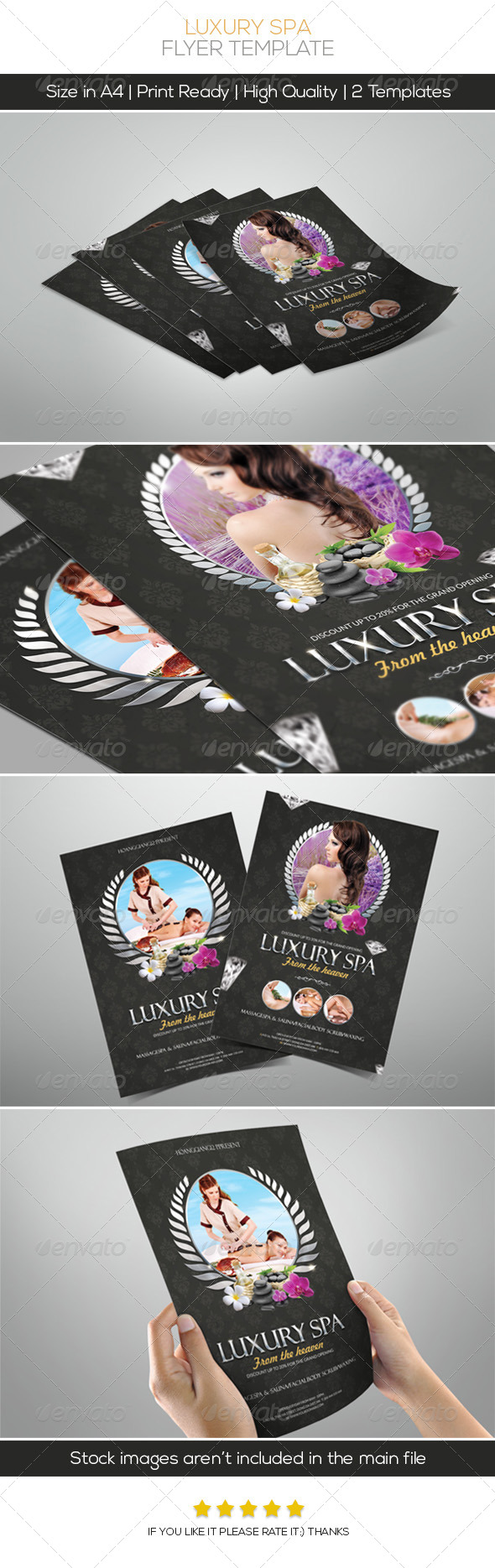 GraphicRiver Luxury Spa Flyer 5065403 GraphicRiver Luxury Spa Flyer 5065403