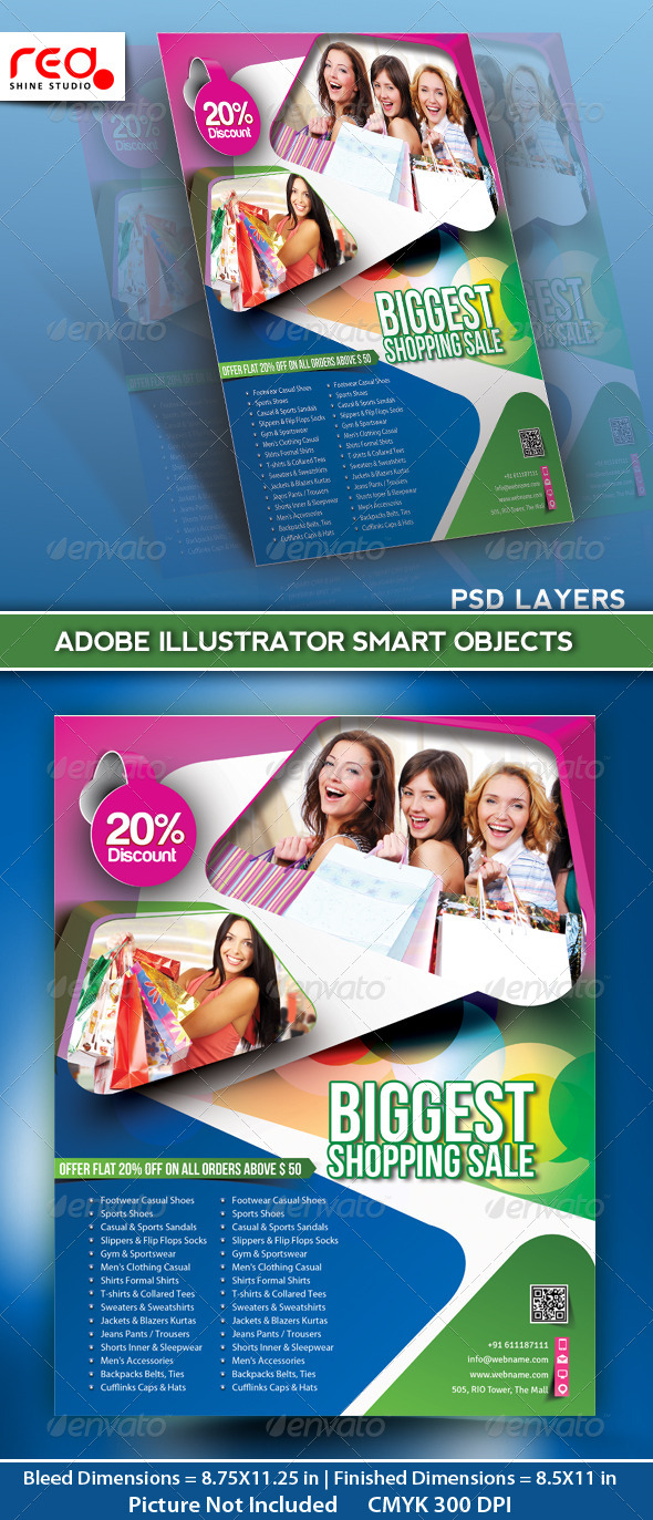 GraphicRiver Shopping Flyer Poster Magazine Template 5066128 GraphicRiver Shopping Flyer Poster Magazine Template 5066128