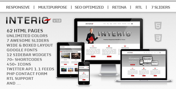 Interio - Responsive Multipurpose HTML Template (Corporate)
