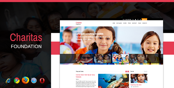 ThemeForest Charitas Foundation HTML Template 5062349 ThemeForest Charitas Foundation HTML Template 5062349