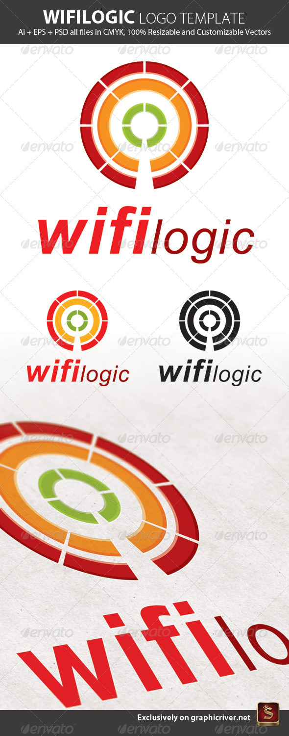 Wifilogic Logo Template - Abstract Logo Templates