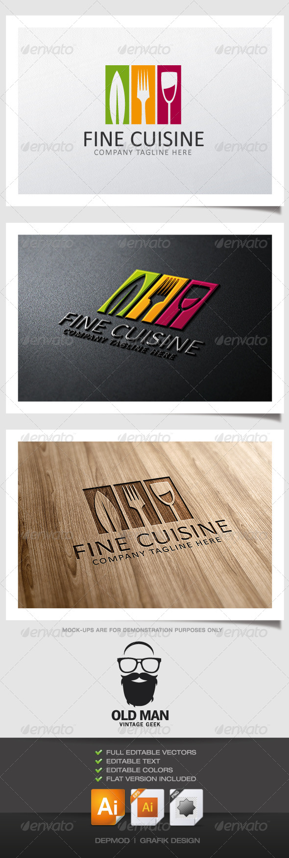 GraphicRiver Fine Cuisine Logo 5074377 GraphicRiver Fine Cuisine Logo 5074377