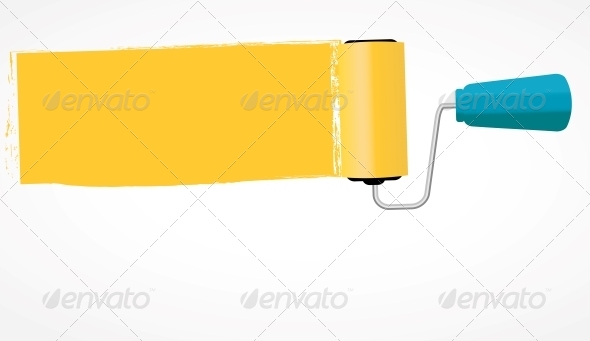 GraphicRiver Paint Roll Icon Vector Illustration 5075671 GraphicRiver Paint Roll Icon Vector Illustration 5075671