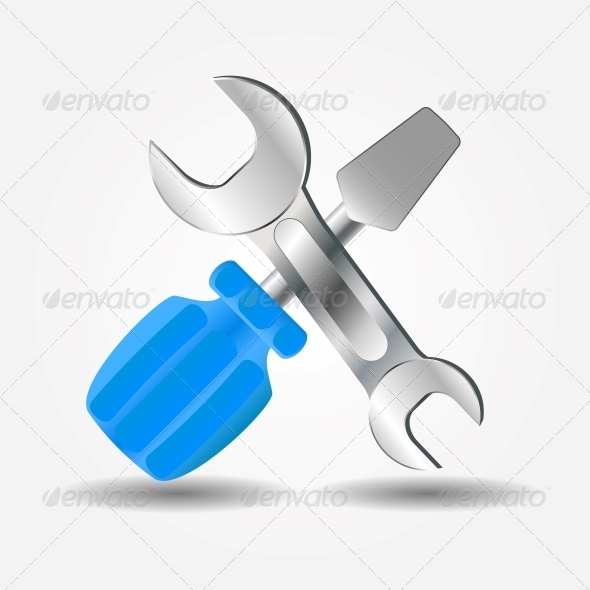 GraphicRiver Screwdriver and Wrench Icon Vector Illustration 5075688 GraphicRiver Screwdriver and Wrench Icon Vector Illustration 5075688