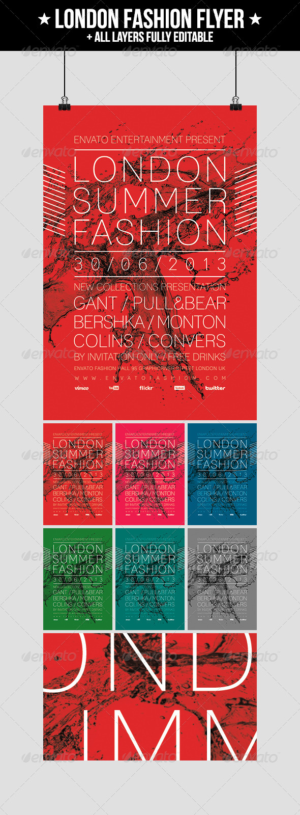 London Fashion Flyer - Events Flyers