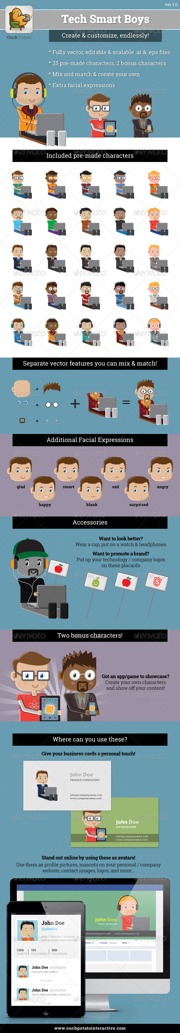GraphicRiver Customizable Smart Tech Boys 5071707 GraphicRiver Customizable Smart Tech Boys 5071707
