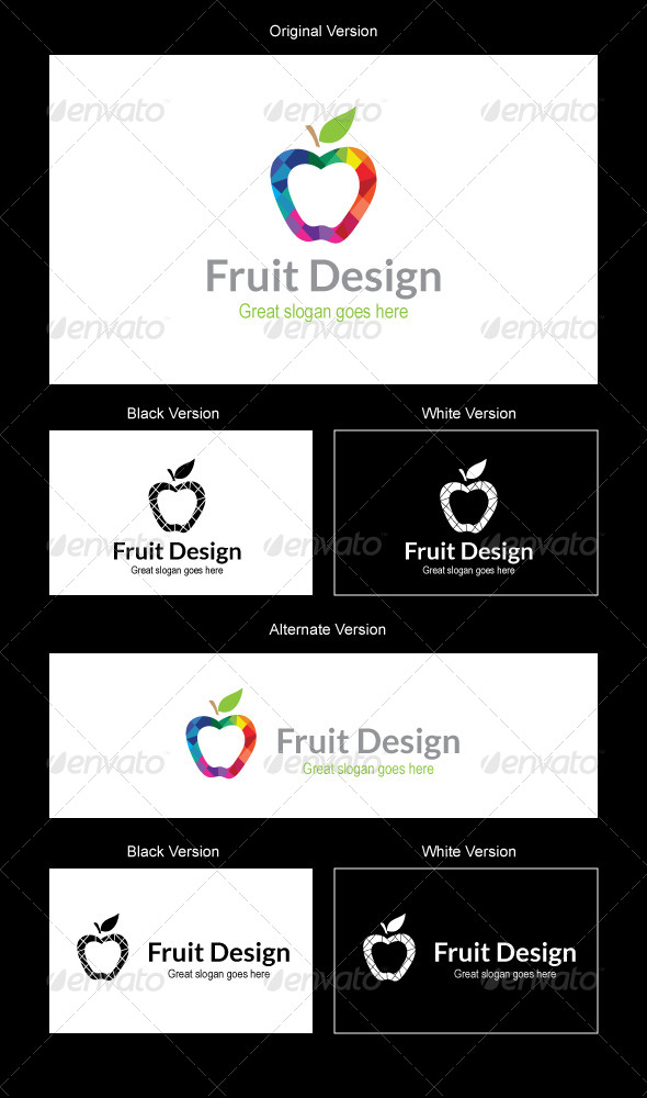 GraphicRiver Fruit Design Logo Design 5082220 GraphicRiver Fruit Design Logo Design 5082220