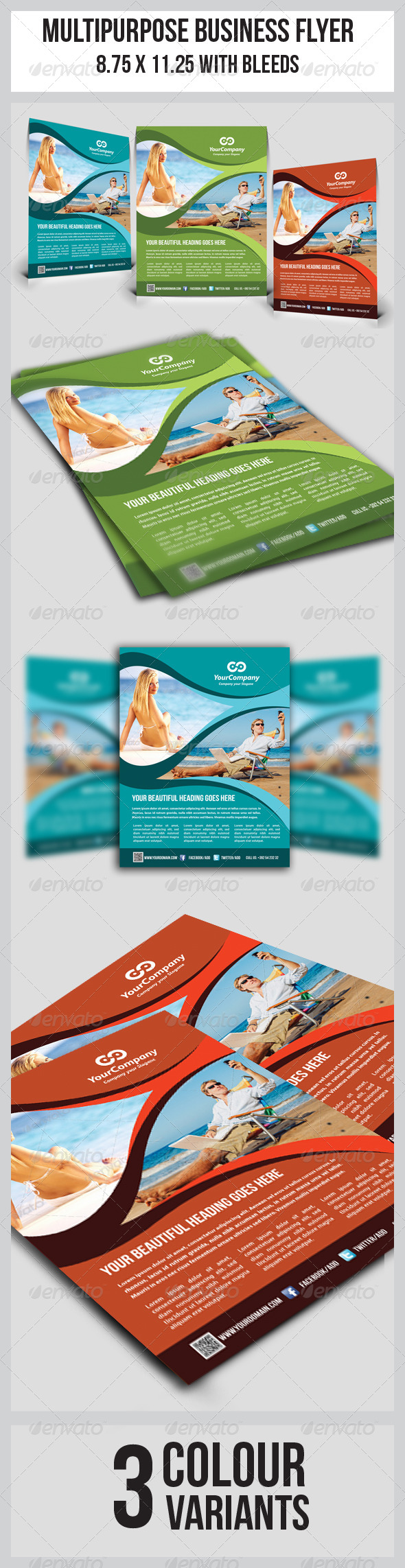 Tourism Flyer Vol.1 - Corporate Flyers