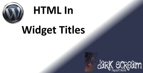 CodeCanyon HTML In WordPress Widget Titles 5089173 CodeCanyon HTML In WordPress Widget Titles 5089173