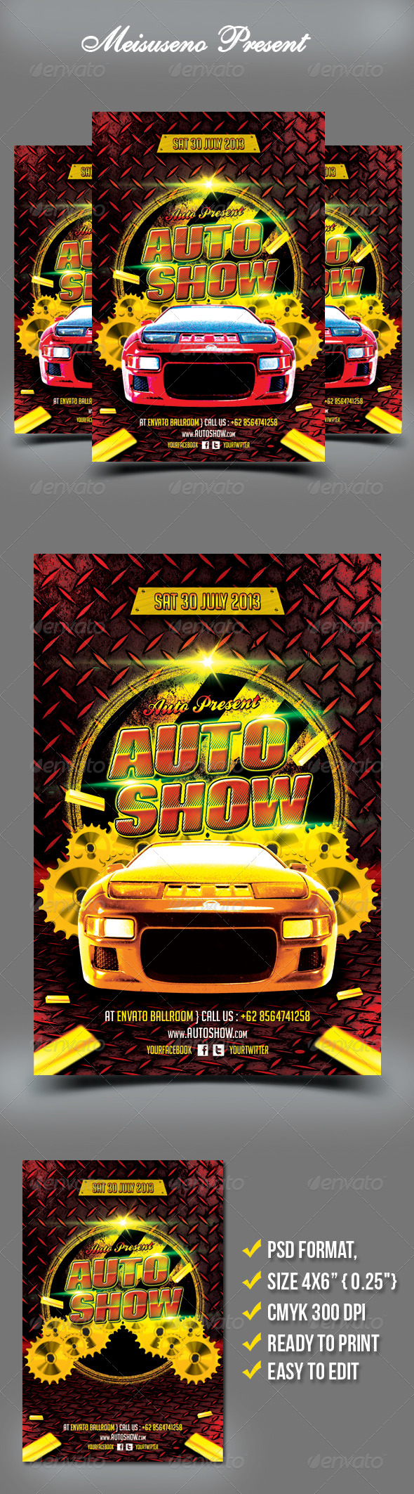 GraphicRiver Auto Show Flyer 4999243 GraphicRiver Auto Show Flyer 4999243
