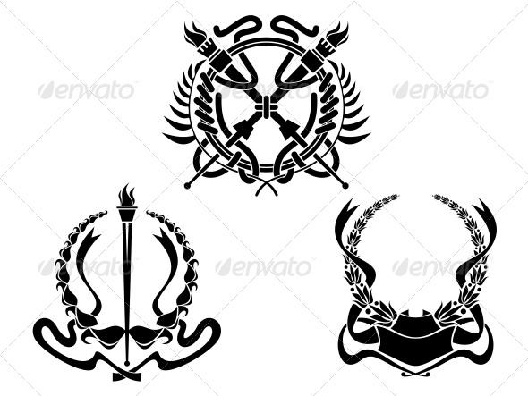 GraphicRiver Coats of Arms with Heraldic Elements 5104199 GraphicRiver Coats of Arms with Heraldic Elements 5104199