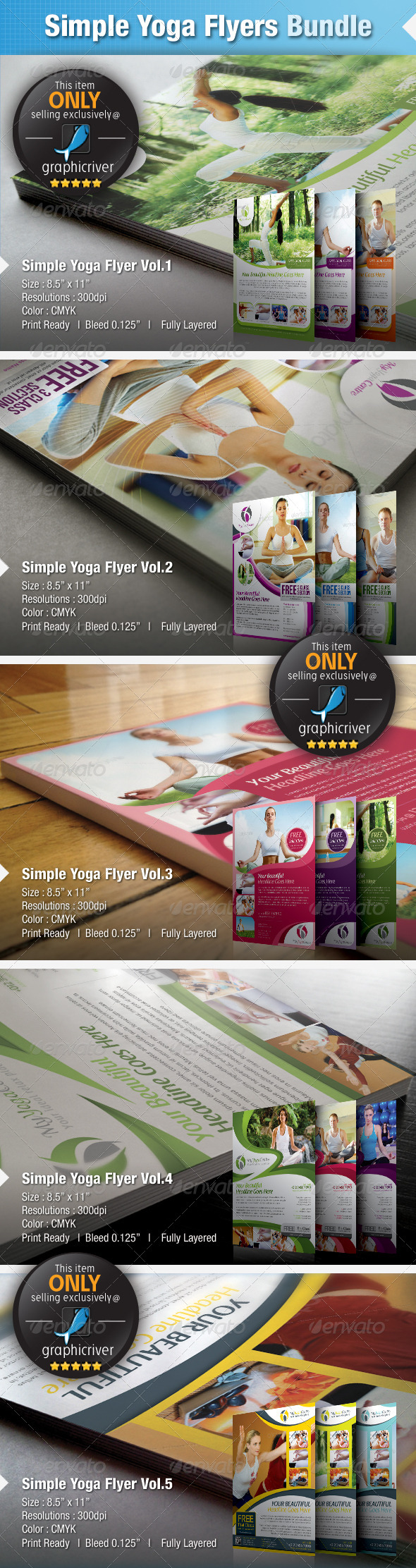 GraphicRiver Simple Yoga & SPA Flyer Bundle 5105868 GraphicRiver Simple Yoga & SPA Flyer Bundle 5105868