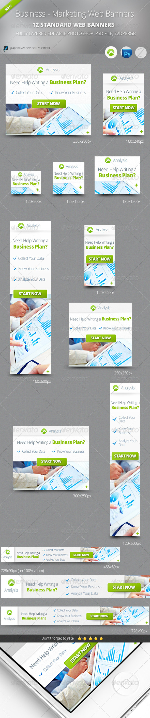GraphicRiver Business Marketing Web Banners 5115986 GraphicRiver Business Marketing Web Banners 5115986