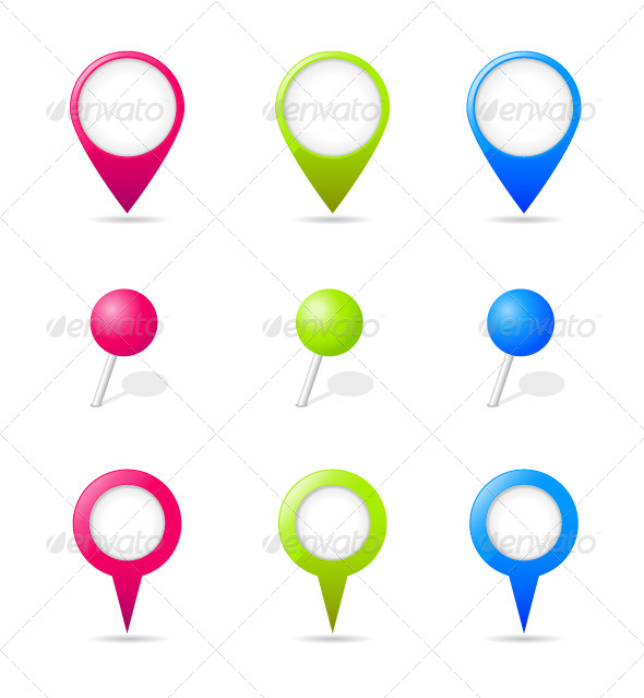 GraphicRiver Map Pointers 5117006 GraphicRiver Map Pointers 5117006