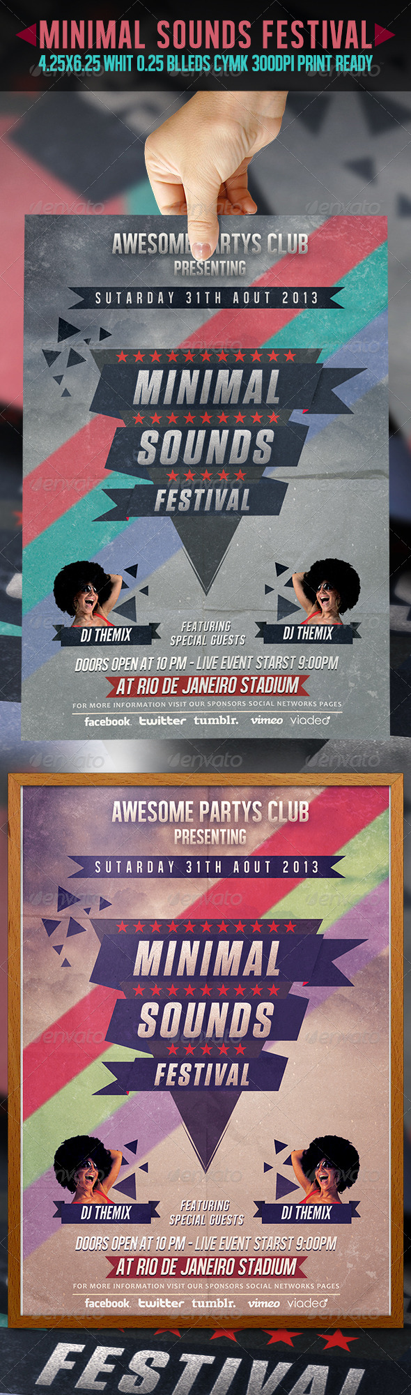 GraphicRiver Minimal Sounds Festival Flyer 5117259 GraphicRiver Minimal Sounds Festival Flyer 5117259
