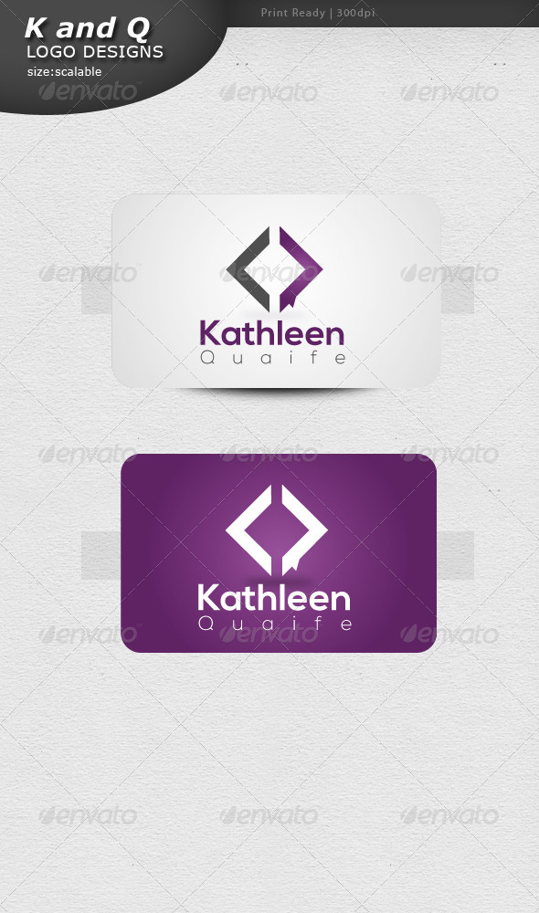 GraphicRiver Letter Q and K Design 5088558 GraphicRiver Letter Q and K Design 5088558