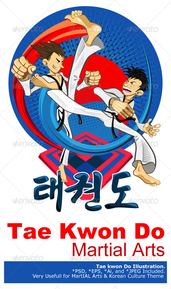 GraphicRiver Tae Kwon Do Korean Martial Art 5118229 GraphicRiver Tae Kwon Do Korean Martial Art 5118229