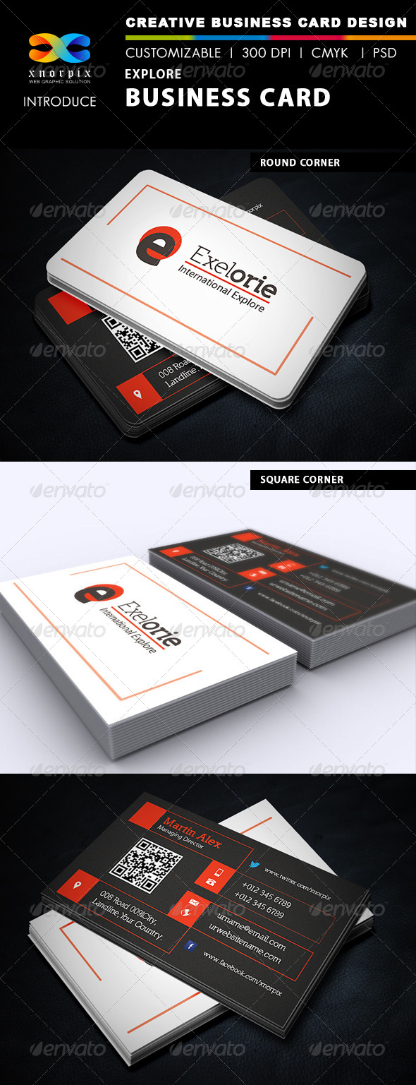 GraphicRiver Explore Business Card 5120155 GraphicRiver Explore Business Card 5120155