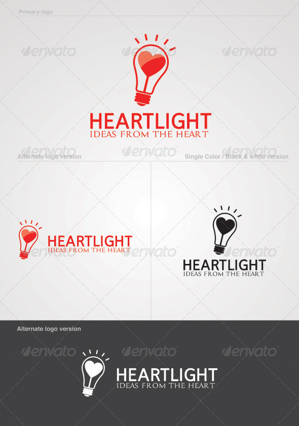 GraphicRiver Heartlight Logo 5124112 GraphicRiver Heartlight Logo 5124112