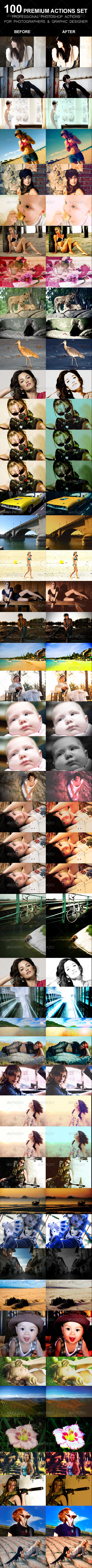 GraphicRiver 100 Premium Actions Set 5126809 GraphicRiver 100 Premium Actions Set 5126809