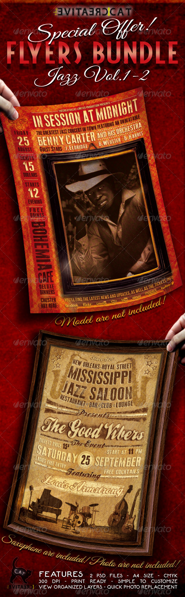 GraphicRiver Jazz Flyer Poster Bundle Vol.1-2 5127004 GraphicRiver Jazz Flyer Poster Bundle Vol.1-2 5127004