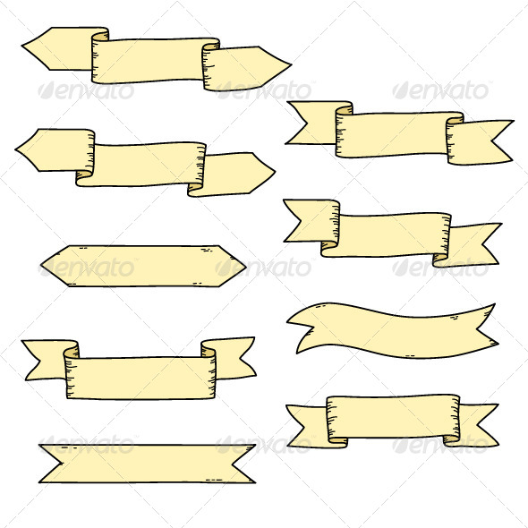 GraphicRiver Grunge Vintage Ribbons and Banners Set 5131345 GraphicRiver Grunge Vintage Ribbons and Banners Set 5131345
