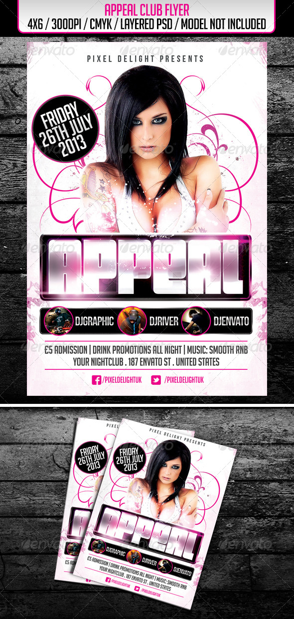 GraphicRiver Appeal Club Flyer 5037129 GraphicRiver Appeal Club Flyer 5037129