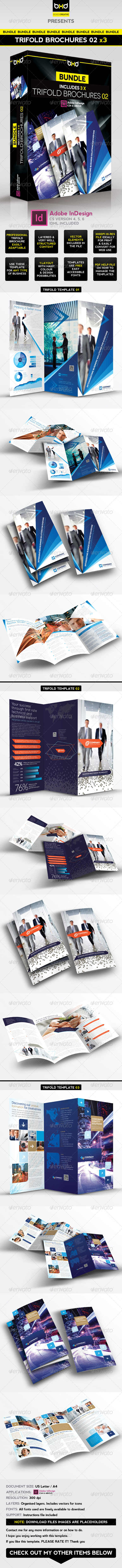 GraphicRiver Trifold Brochures Bundle InDesign Layout 02 5135561 GraphicRiver Trifold Brochures Bundle InDesign Layout 02 5135561