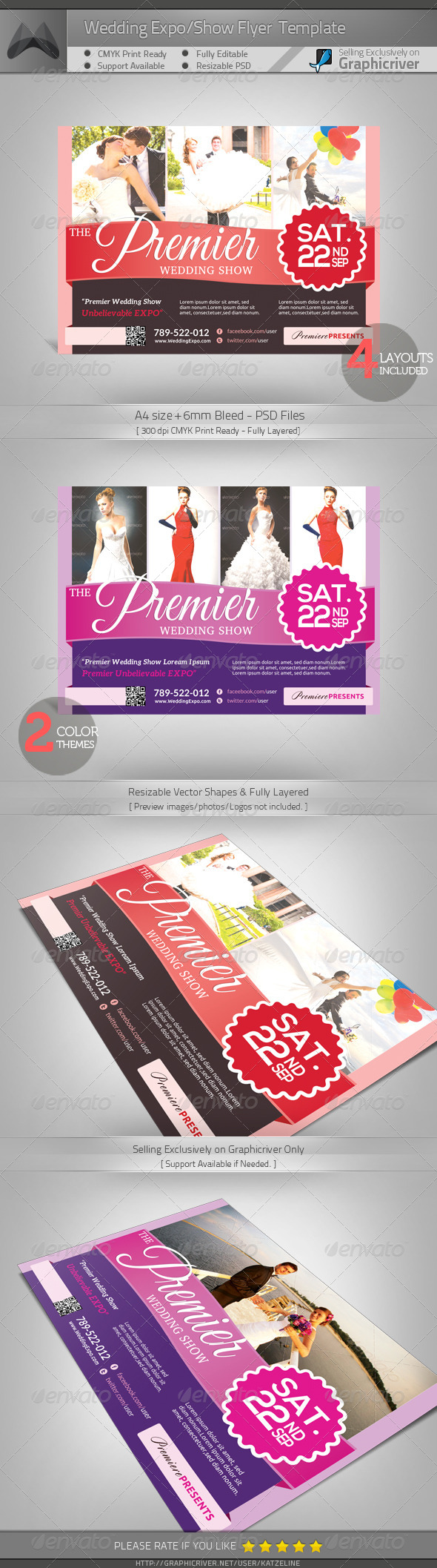 GraphicRiver Wedding Expo Show Flyer Template 5139932 GraphicRiver Wedding Expo Show Flyer Template 5139932
