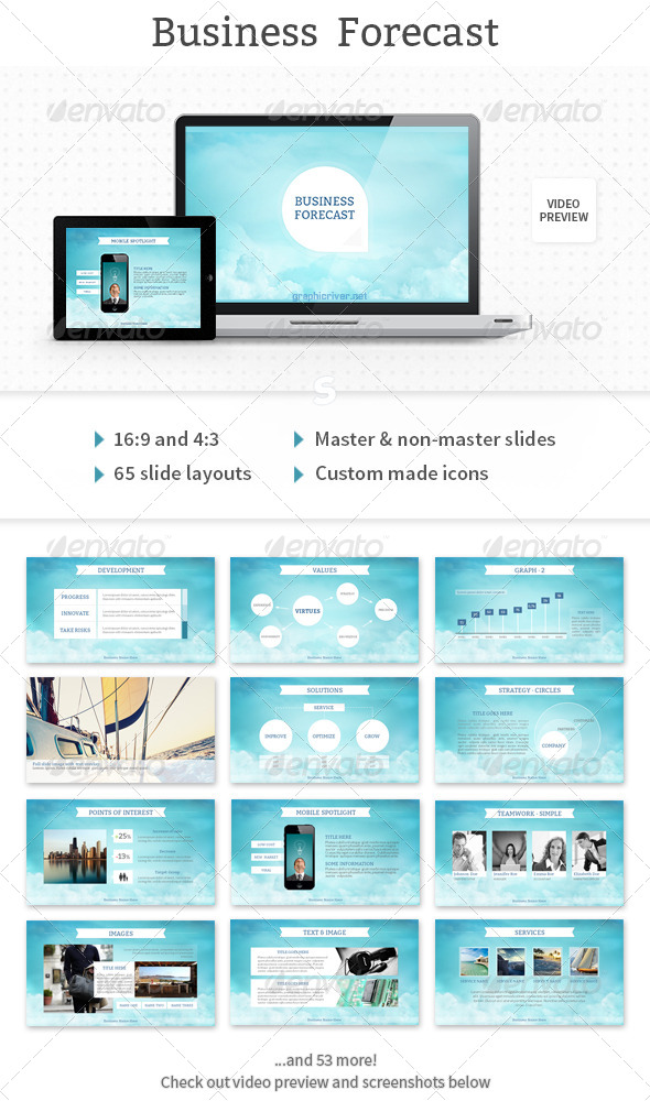 GraphicRiver Business Forecast PowerPoint Template 5140199 GraphicRiver Business Forecast PowerPoint Template 5140199