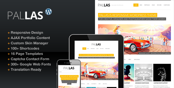 Pallas Creative Designer Portfolio Theme - Portfolio Creative