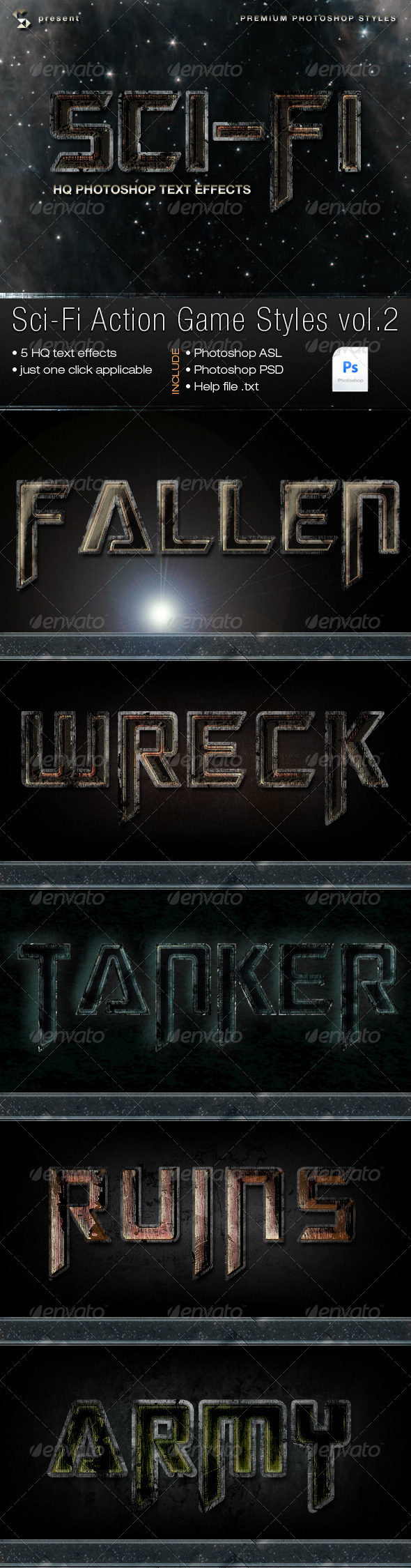 GraphicRiver Sci-fi action game styles vol.2 5144538 GraphicRiver Sci-fi action game styles vol.2 5144538