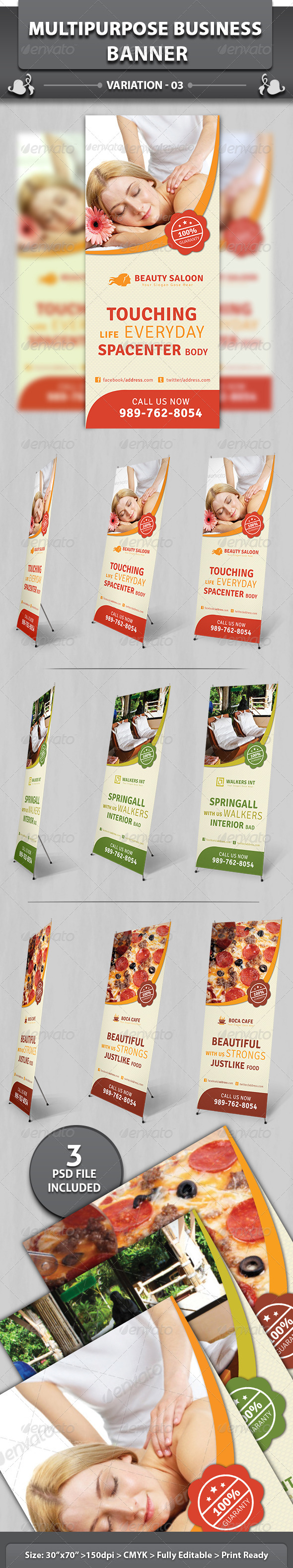 Multipurpose Business Banner | Volume 3 - Signage Print Templates