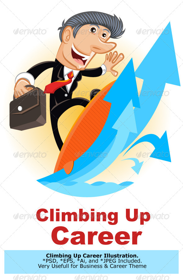 GraphicRiver Climbing Up Corporate Ladder 5145515 GraphicRiver Climbing Up Corporate Ladder 5145515