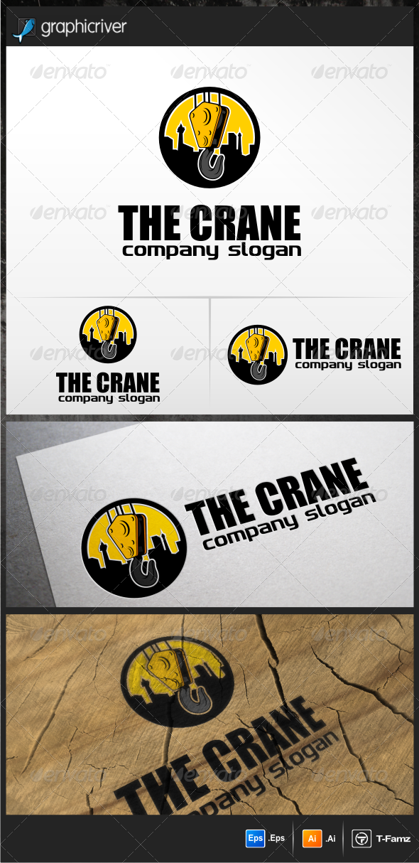 GraphicRiver Crane Logo Templates 5148804 GraphicRiver Crane Logo Templates 5148804