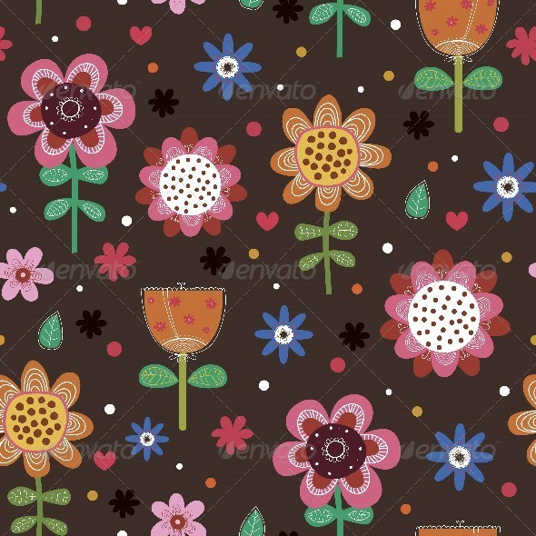 GraphicRiver Floral Seamless Pattern 5149153 GraphicRiver Floral Seamless Pattern 5149153