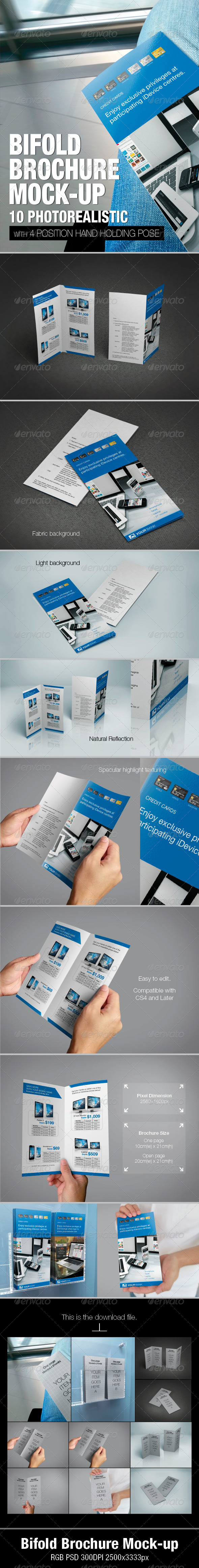 GraphicRiver Bifold Brochure Mock-up 5129022 GraphicRiver Bifold Brochure Mock-up 5129022