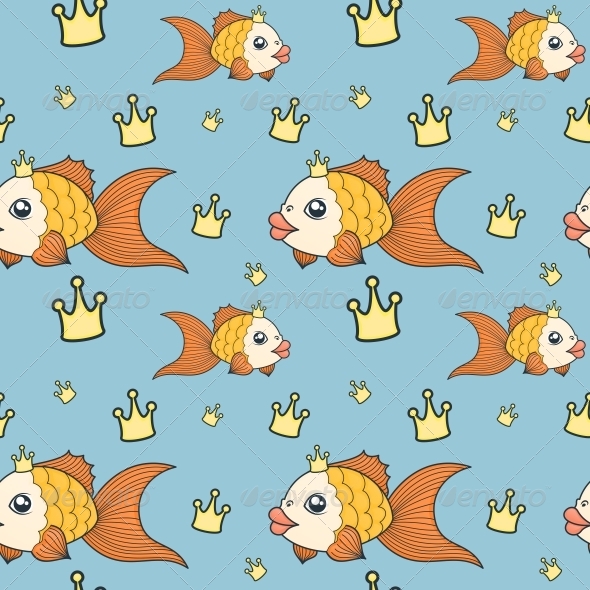 GraphicRiver Goldfish Pattern 5156447 GraphicRiver Goldfish Pattern 5156447