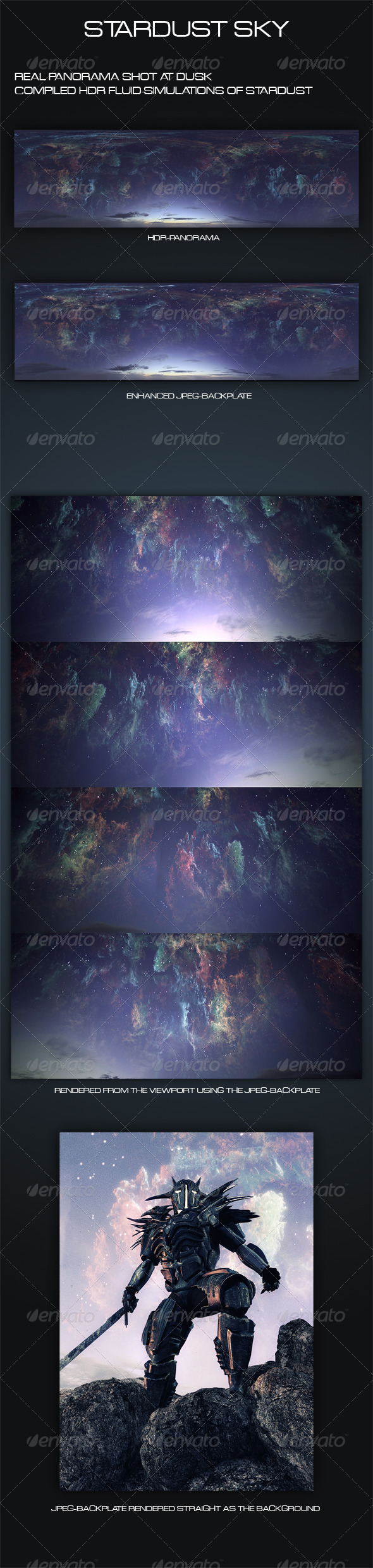 3DOcean Skydome HDRI Stardust Sky 5159883 3DOcean Skydome HDRI Stardust Sky 5159883