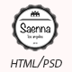 Saenna - Responsive Coming Soon Template Saenna - Responsive Coming Soon Template - ThemeForest Item for Sale