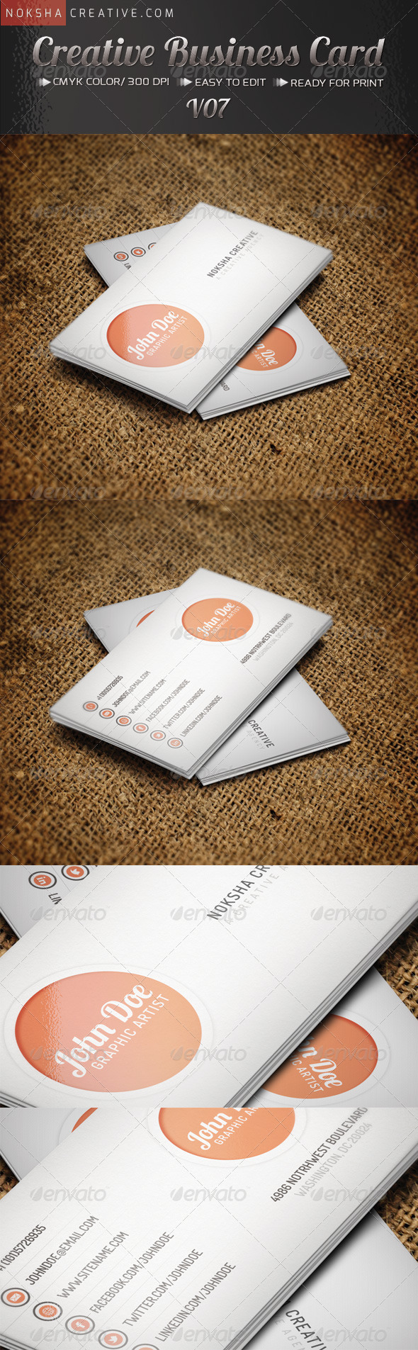 Creative Business Card V07 - Creative Business Cards