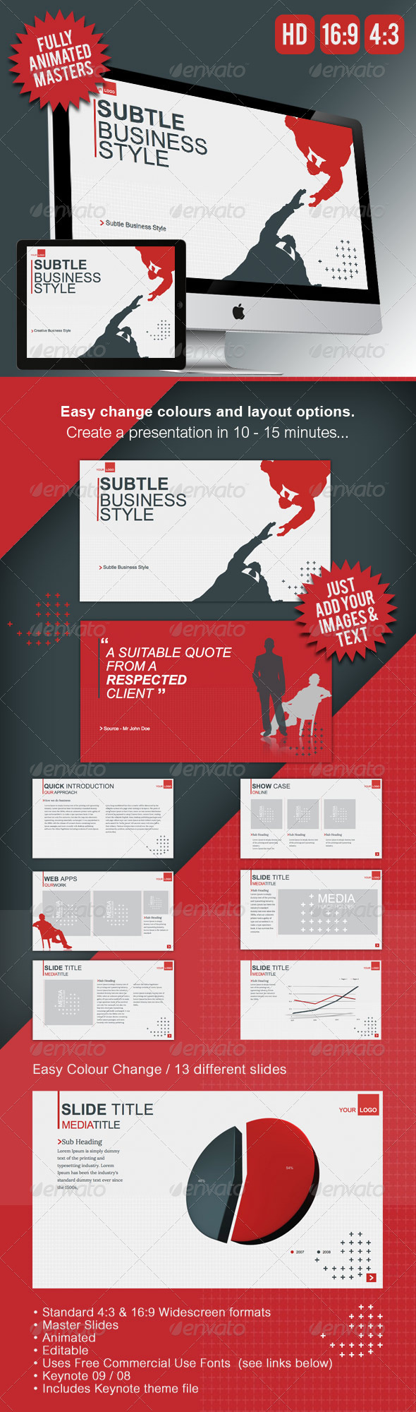 GraphicRiver Minimalist Keynote Presentation Template 5168956 GraphicRiver Minimalist Keynote Presentation Template 5168956