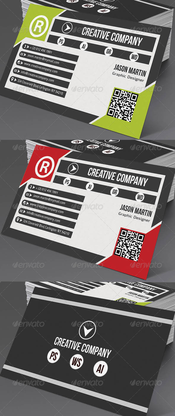 GraphicRiver Creative Business Card 5022983 GraphicRiver Creative Business Card 5022983