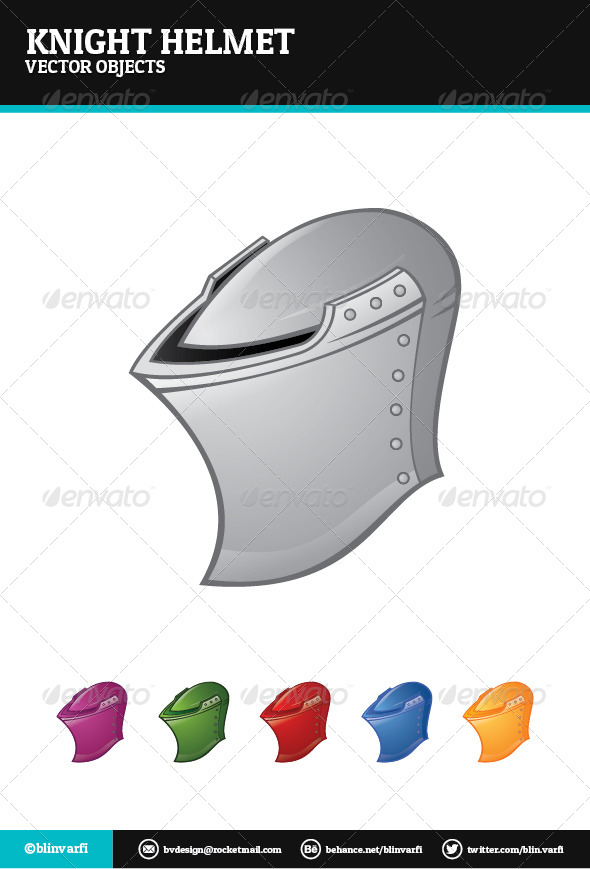 Knight Helmet - Objects Vectors