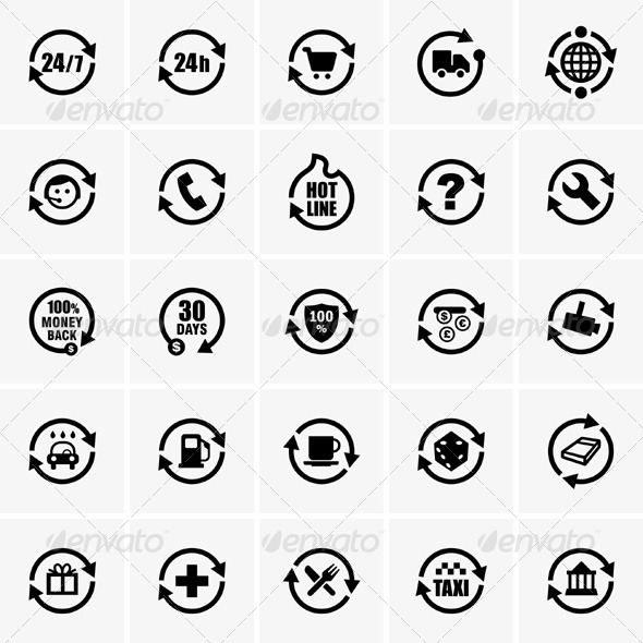 GraphicRiver 24 Hours Icons 5174105 GraphicRiver 24 Hours Icons 5174105