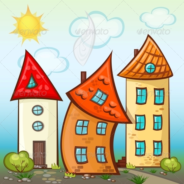 GraphicRiver Suburbs and Houses 5174925 GraphicRiver Suburbs and Houses 5174925