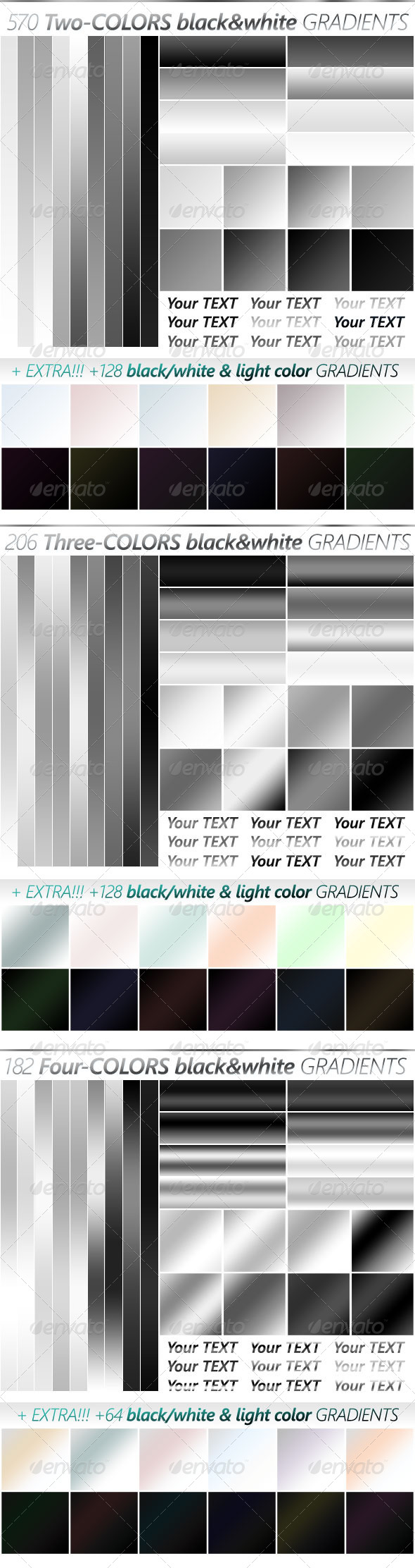 GraphicRiver The Ultimate Black & White Gradients Collection 5180739 GraphicRiver The Ultimate Black & White Gradients Collection 5180739