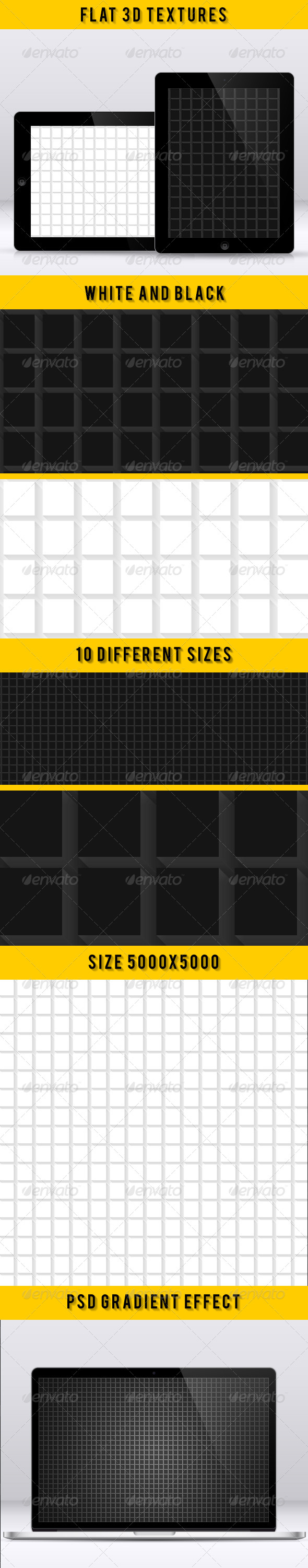 Flat 3D Textures - Textures
