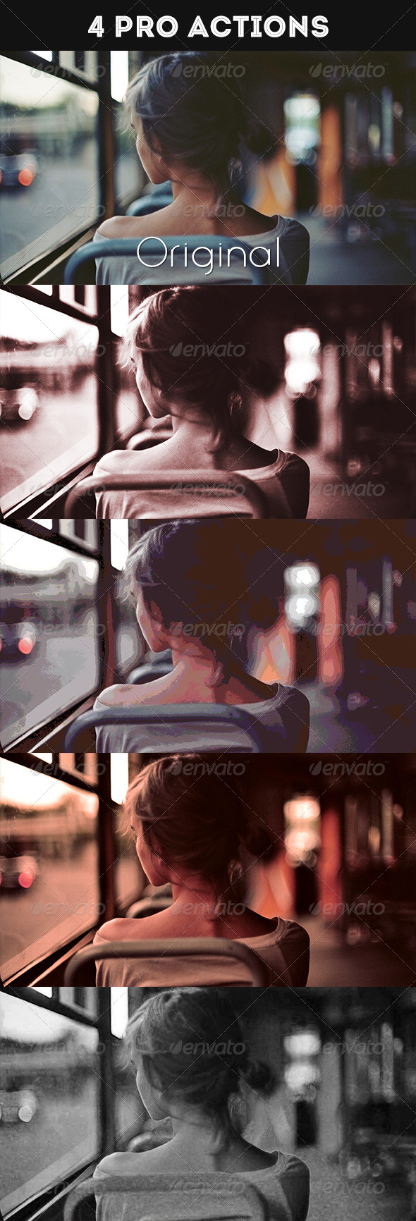 4 Pro Old Actions - Actions Photoshop